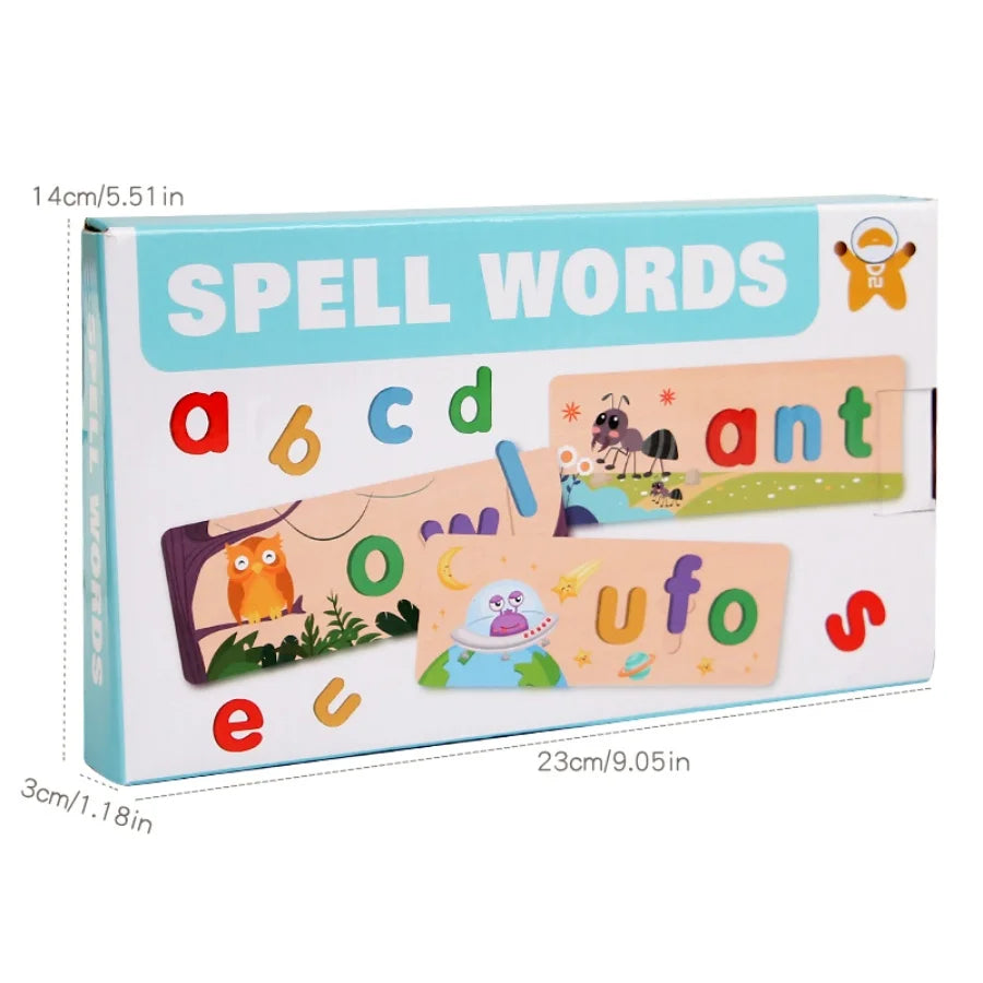 Montessori Wooden Colorful Alphabet