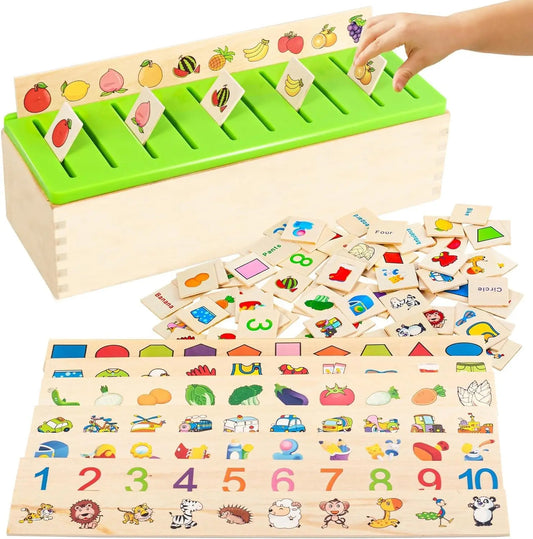 Wooden Montessori Sorting Toys