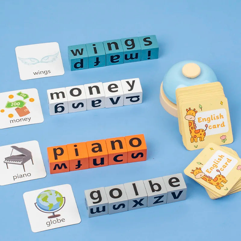 Wooden Spell Word Toys