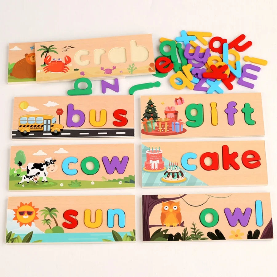 Montessori Wooden Colorful Alphabet