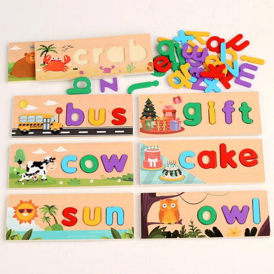Montessori Wooden Colorful Alphabet