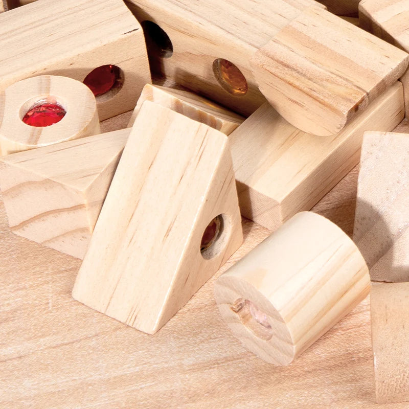 DIY Sparkling Acrylic Gem Blocks