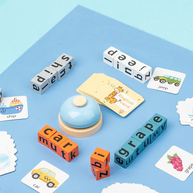 Wooden Spell Word Toys