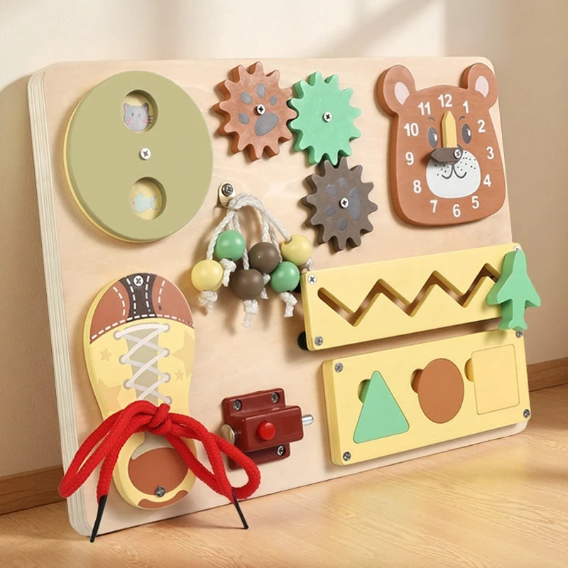 Montessori Busy Board Early Learning Toy