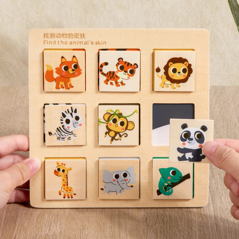 Wooden Logical Matching Educational Board