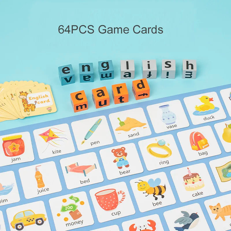Wooden Spell Word Toys