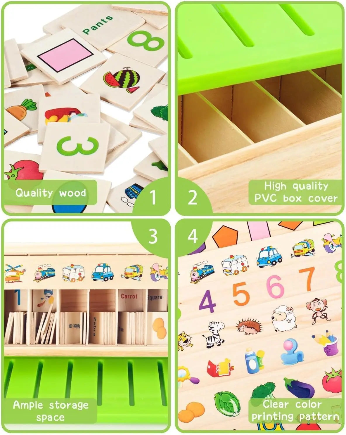 Wooden Montessori Sorting Toys
