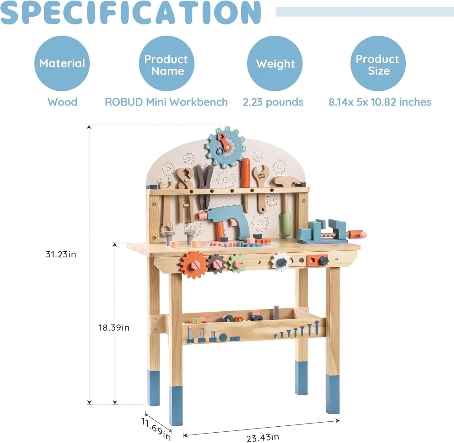 Kids Tool Bench Set