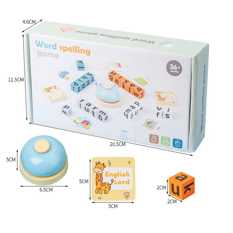 Wooden Spell Word Toys