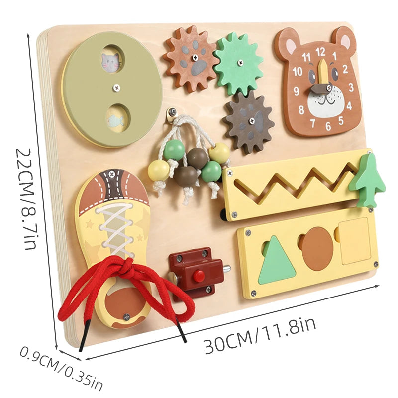 Montessori Busy Board Early Learning Toy