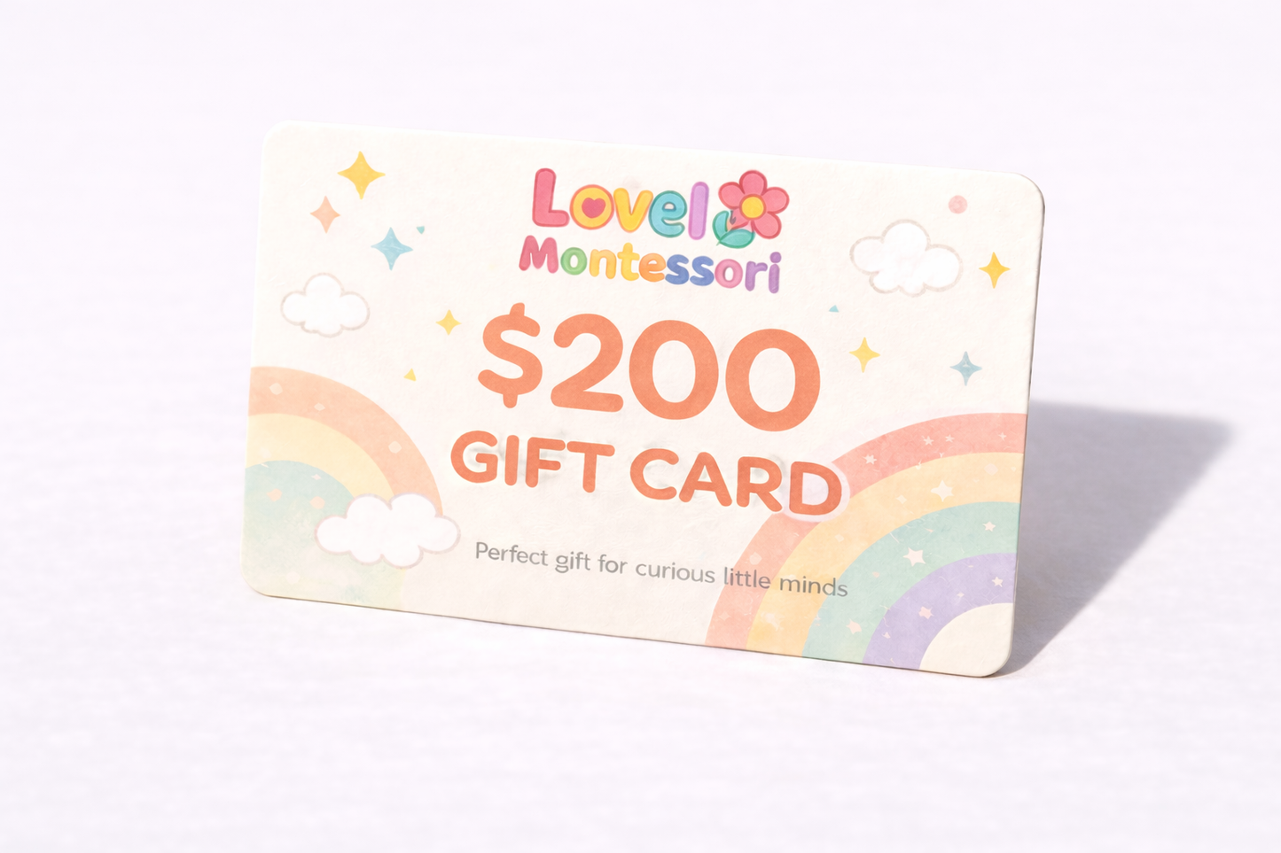 Lovely Montessori Gift Card